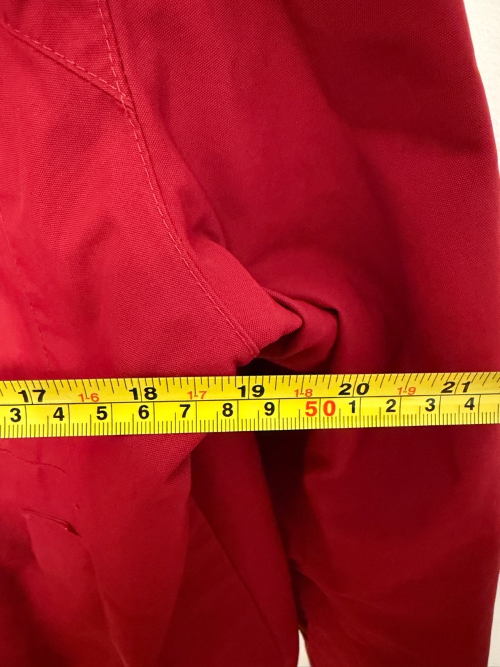 Eddie Bauer Men’s Weatheredge Jacket Size M Red Outdoor Weatherproof Hiking - Picture 5 of 5